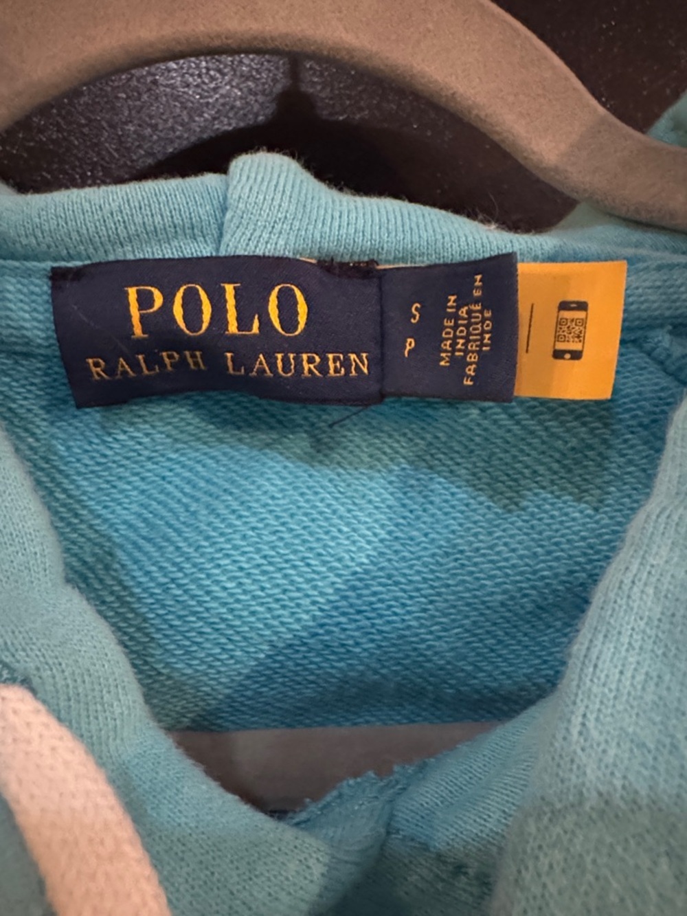 Polo by Ralph Lauren Aqua Pullover Hoodie with Embroidered Pony - Picture 2 of 5